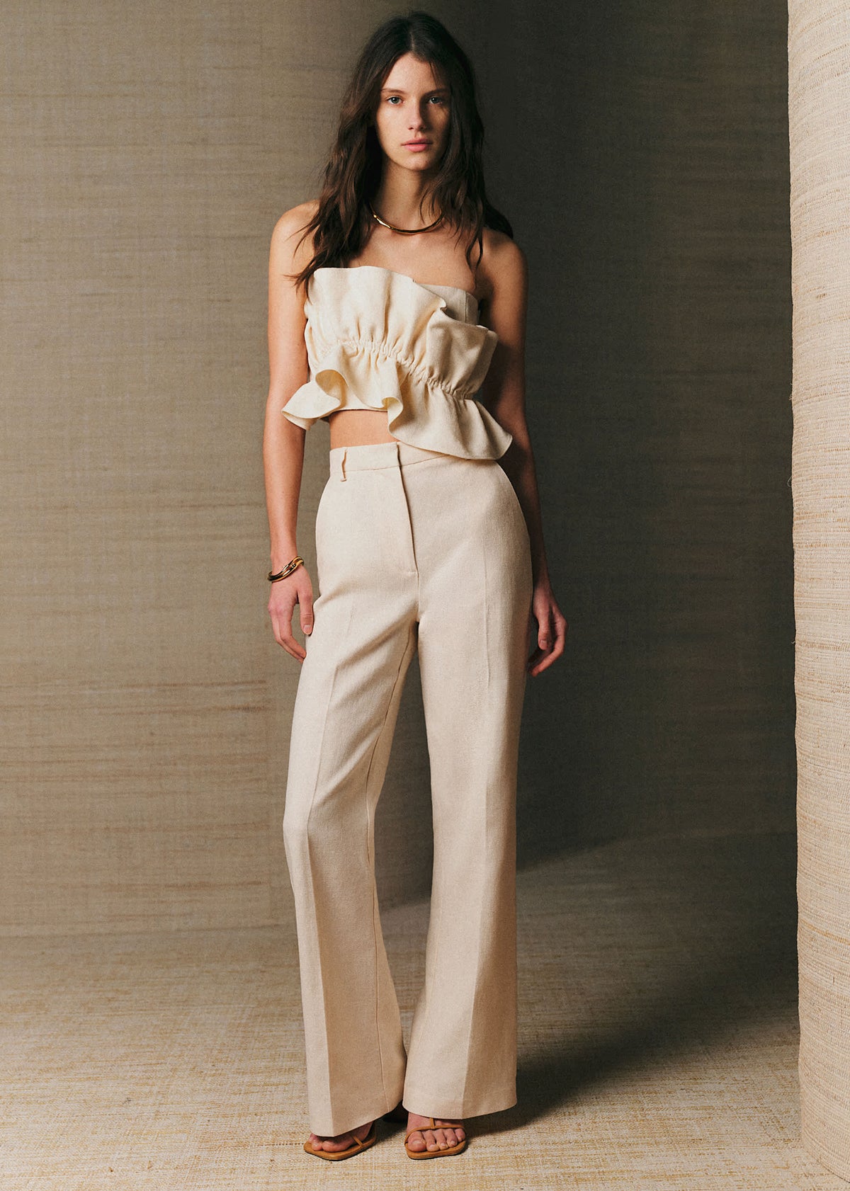 Pantalon Eliel - Crème