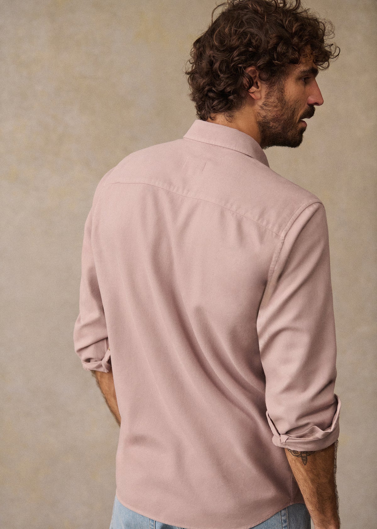 Chemise Arist Flanelle - Vieux Rose