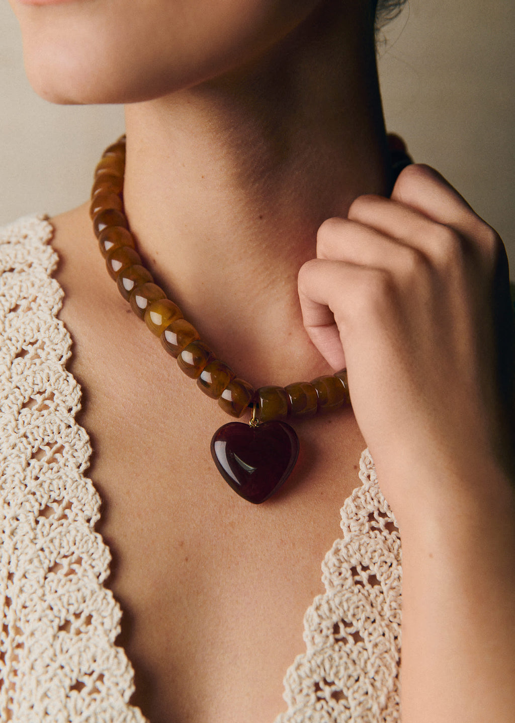 Collier Claude - Caramel Multi