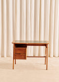 Bureau vintage dans le goût de Roger Landault - Chêne