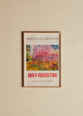 Affiche Galerie Martin-Caille Matignon, Max Agostini, 1988 - 46,5 x 68,5 cm