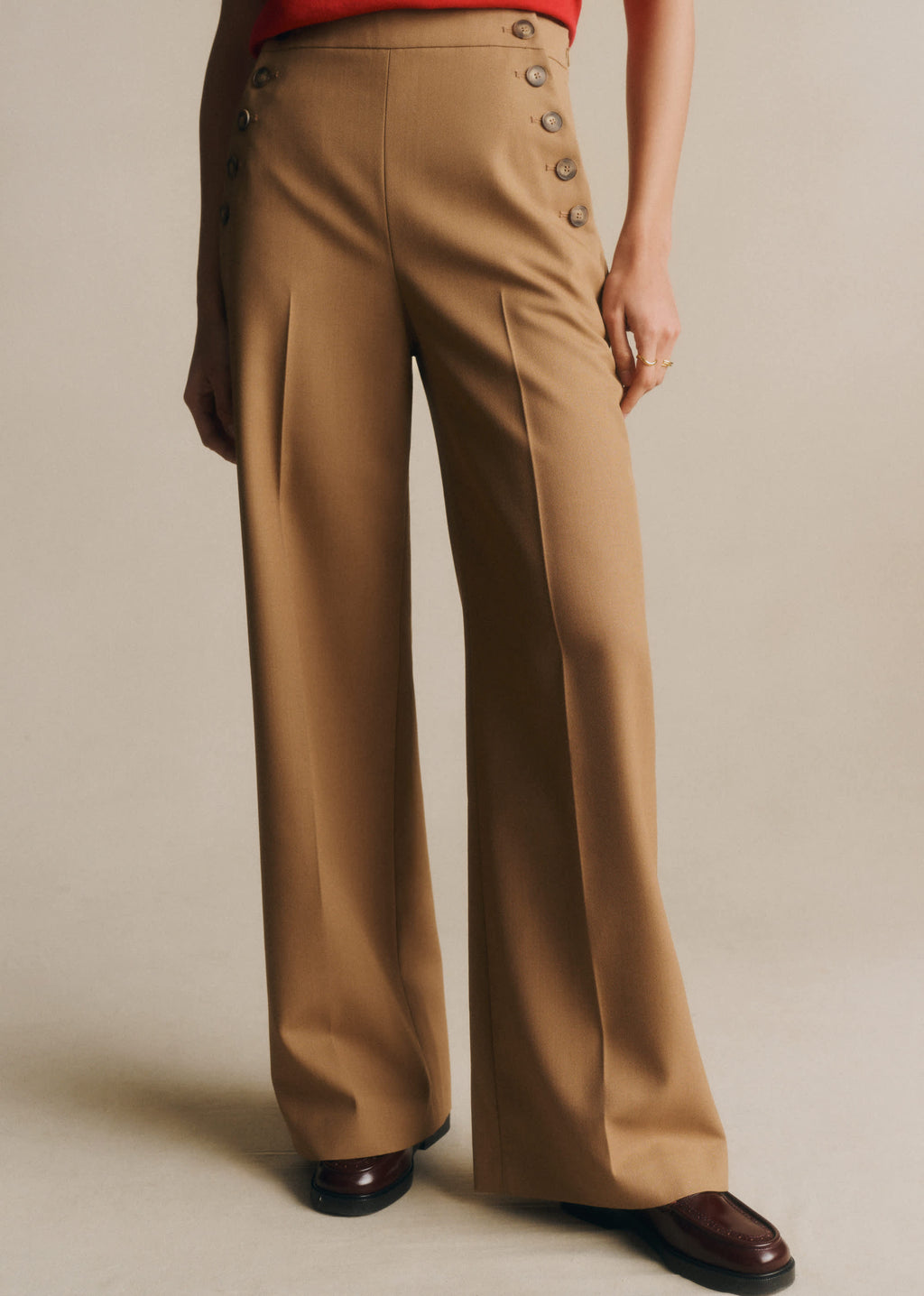 Pantalon Marino - Camel