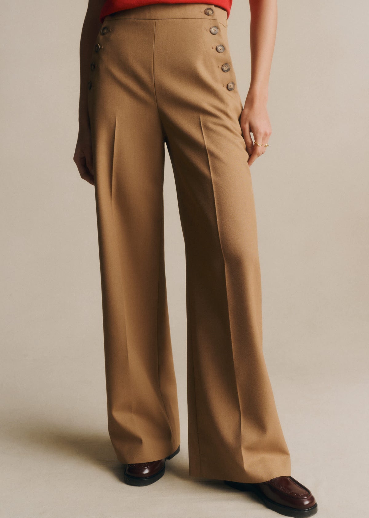 Pantalon Marino - Camel