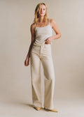 Pantalon Le New 70's - Ecru Chiné