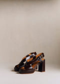 Sandales High ELSA - Chocolat Vintage