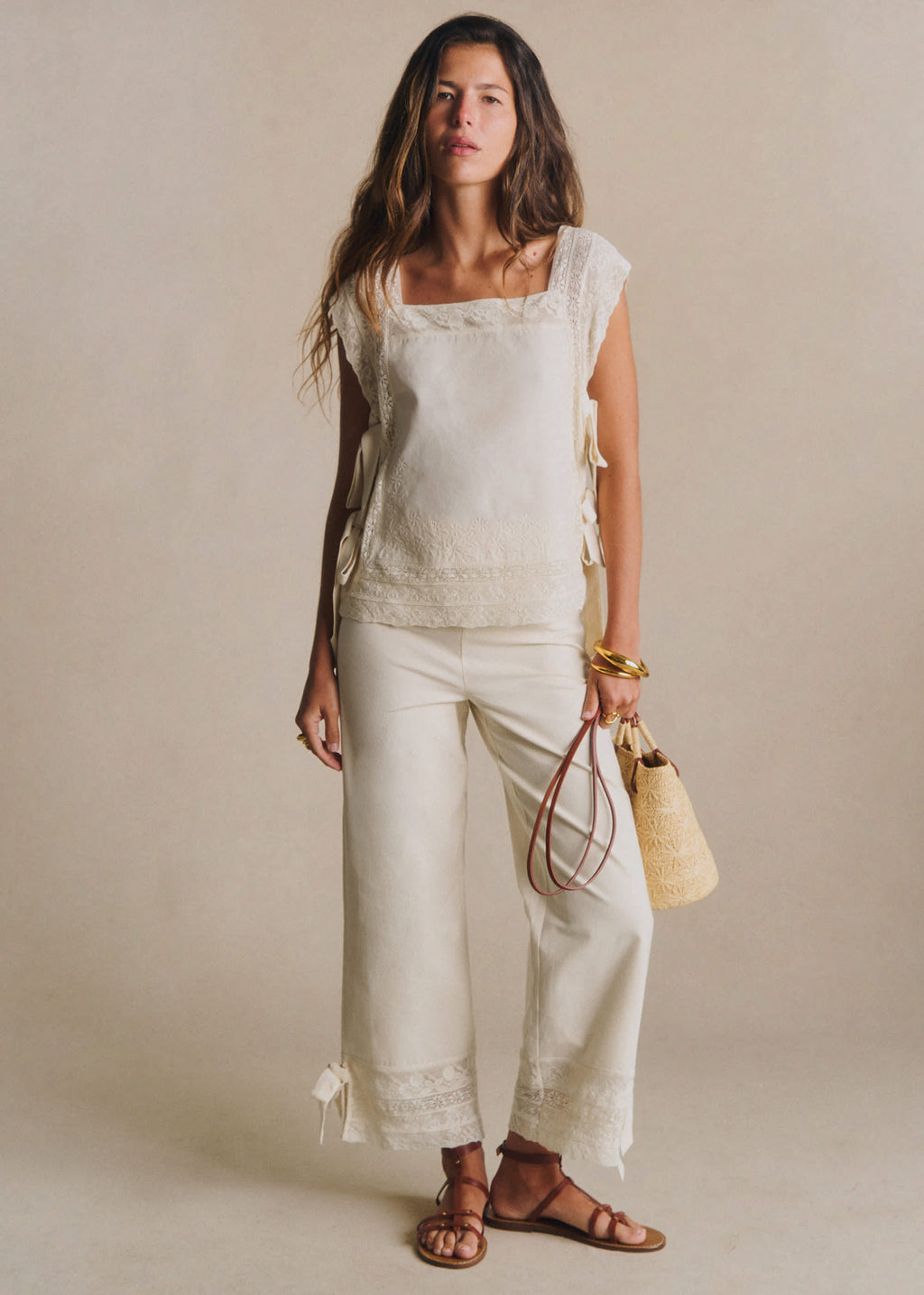 Pantalon Fausto - Ecru