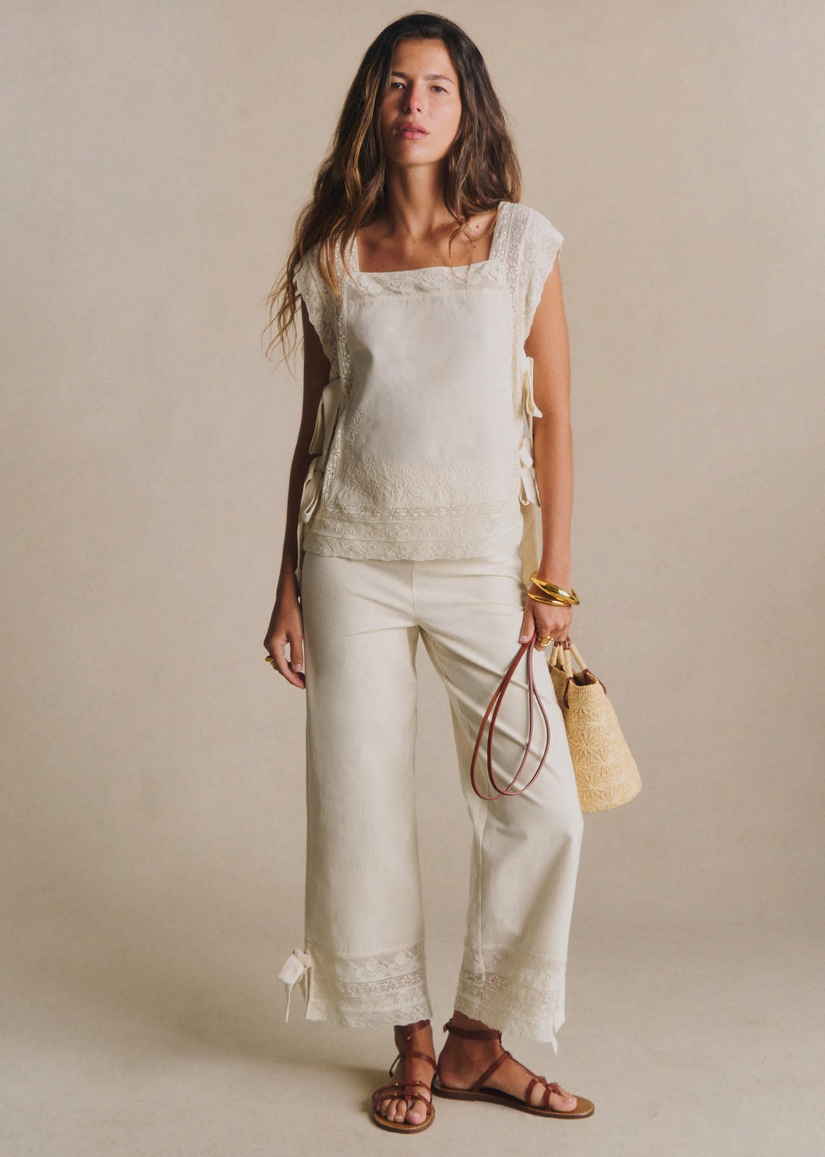 Pantalon Fausto - Ecru