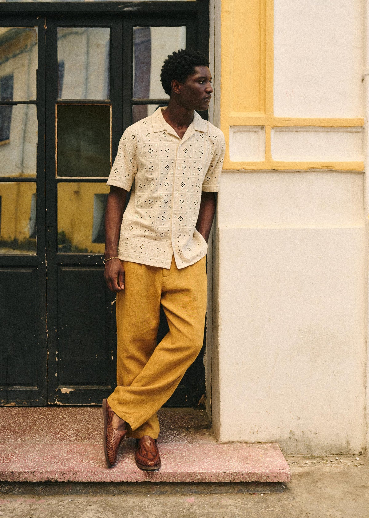 Chemise Holt - Naturel Broderie Écrue