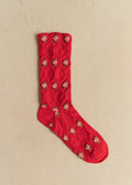 Chaussettes Julia - Rouge Vif