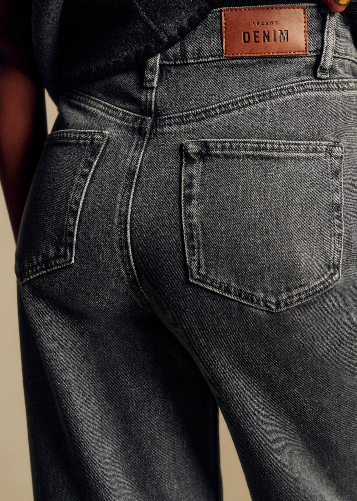 Pantalon Le Wide Leg - Gris Moyen