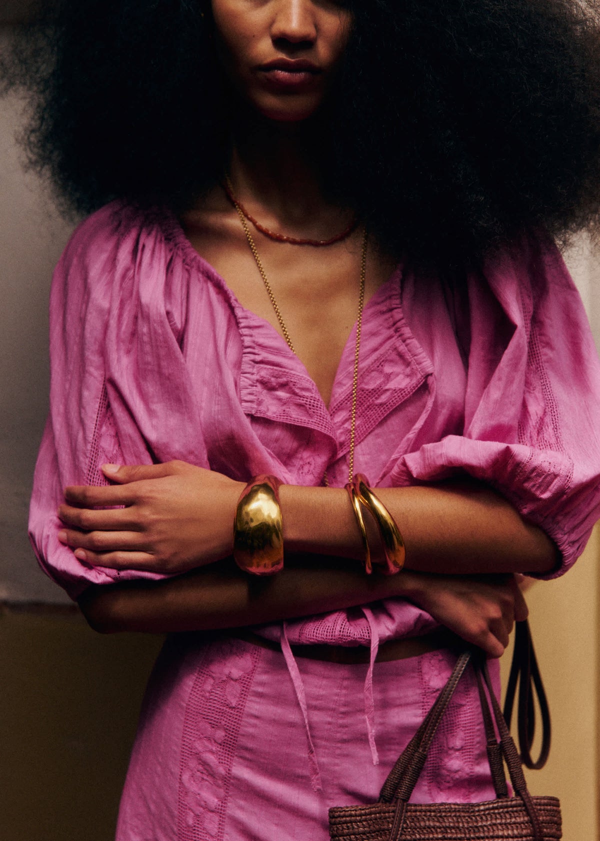 Blouse Liva - Rose Orchidée