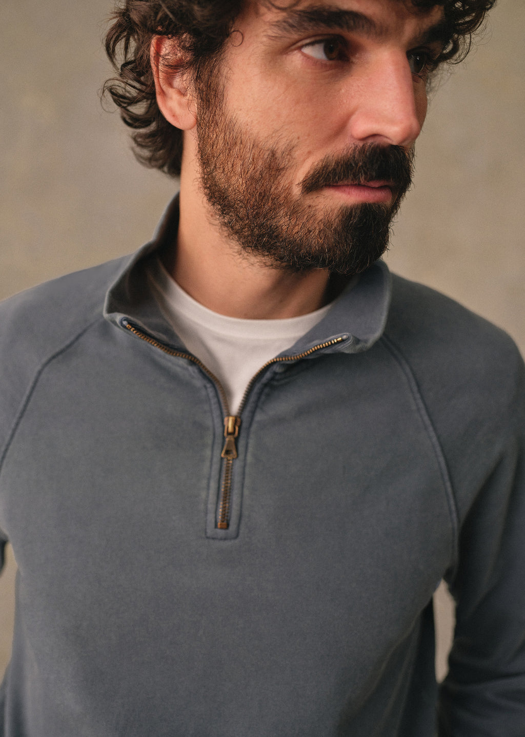 Sweatshirt Harlin - Bleu Acier Délavé