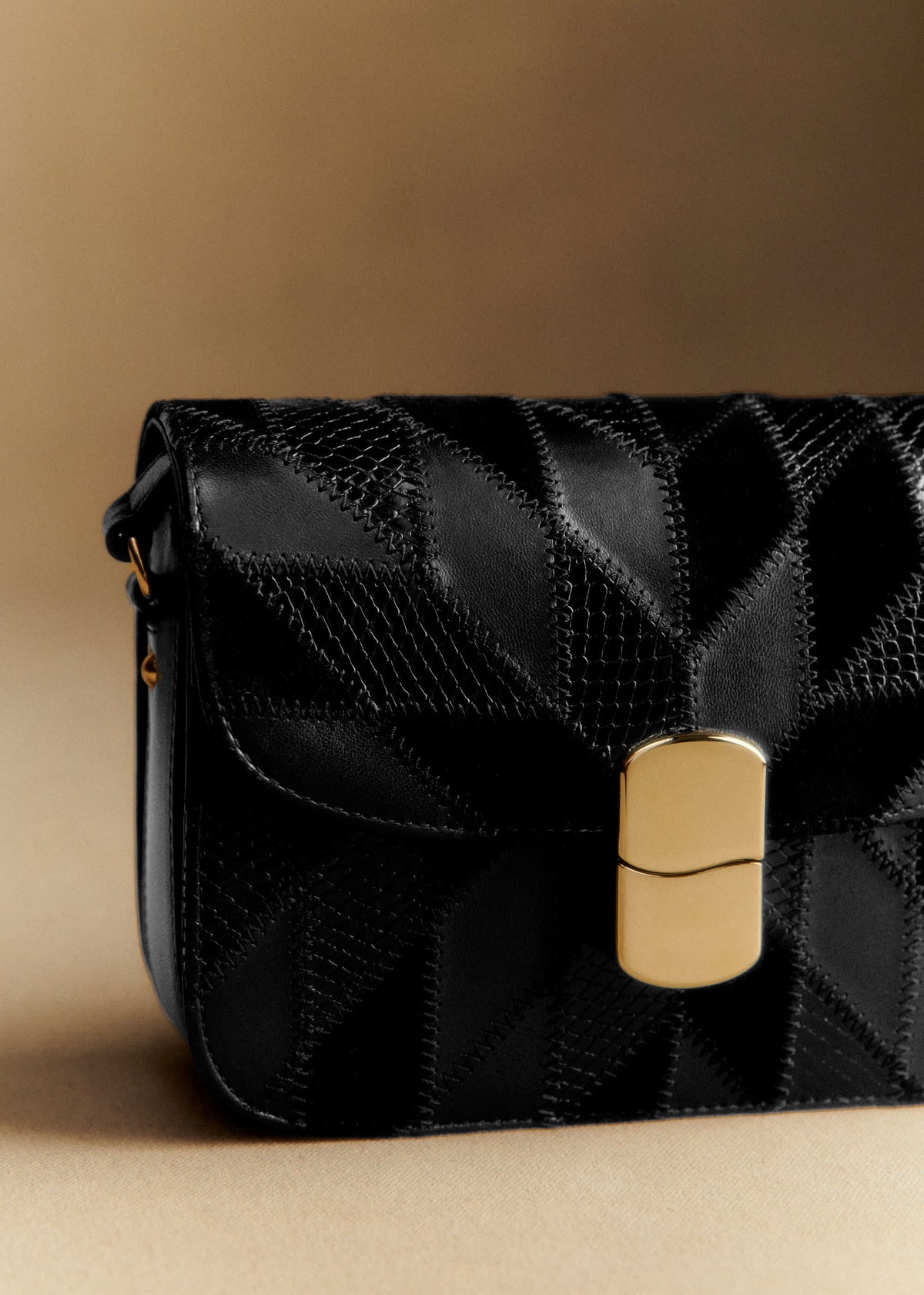 Sac Mini Milo Classique - Noir Patchwork Multi