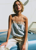 Top Adonie - Bleu Pastel