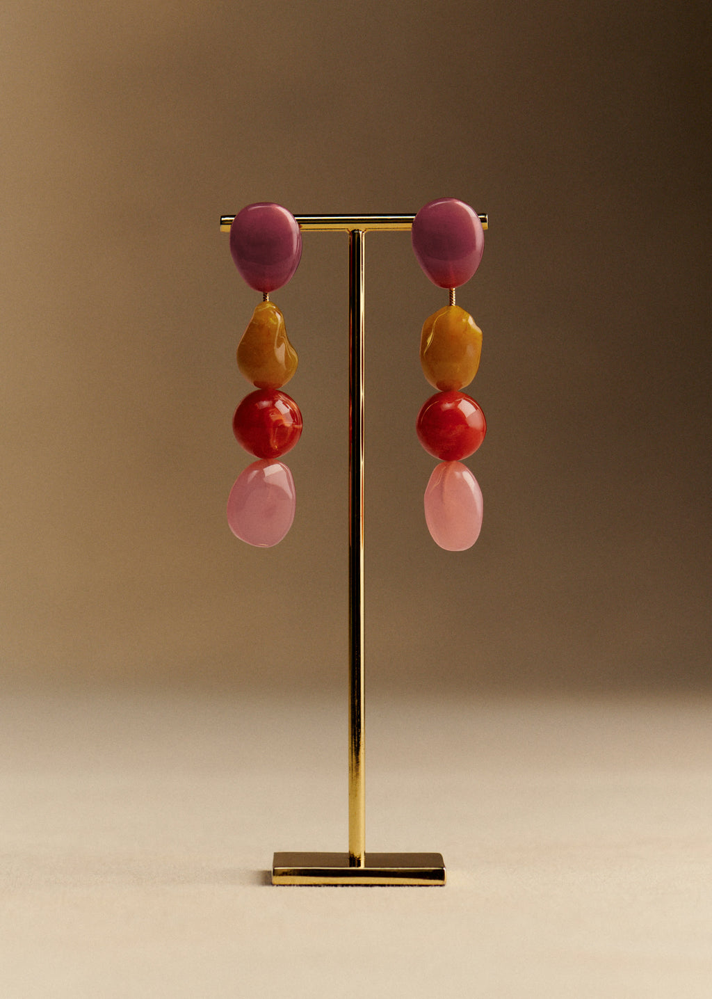 Boucles d'oreilles Sabrina - Rose Multi