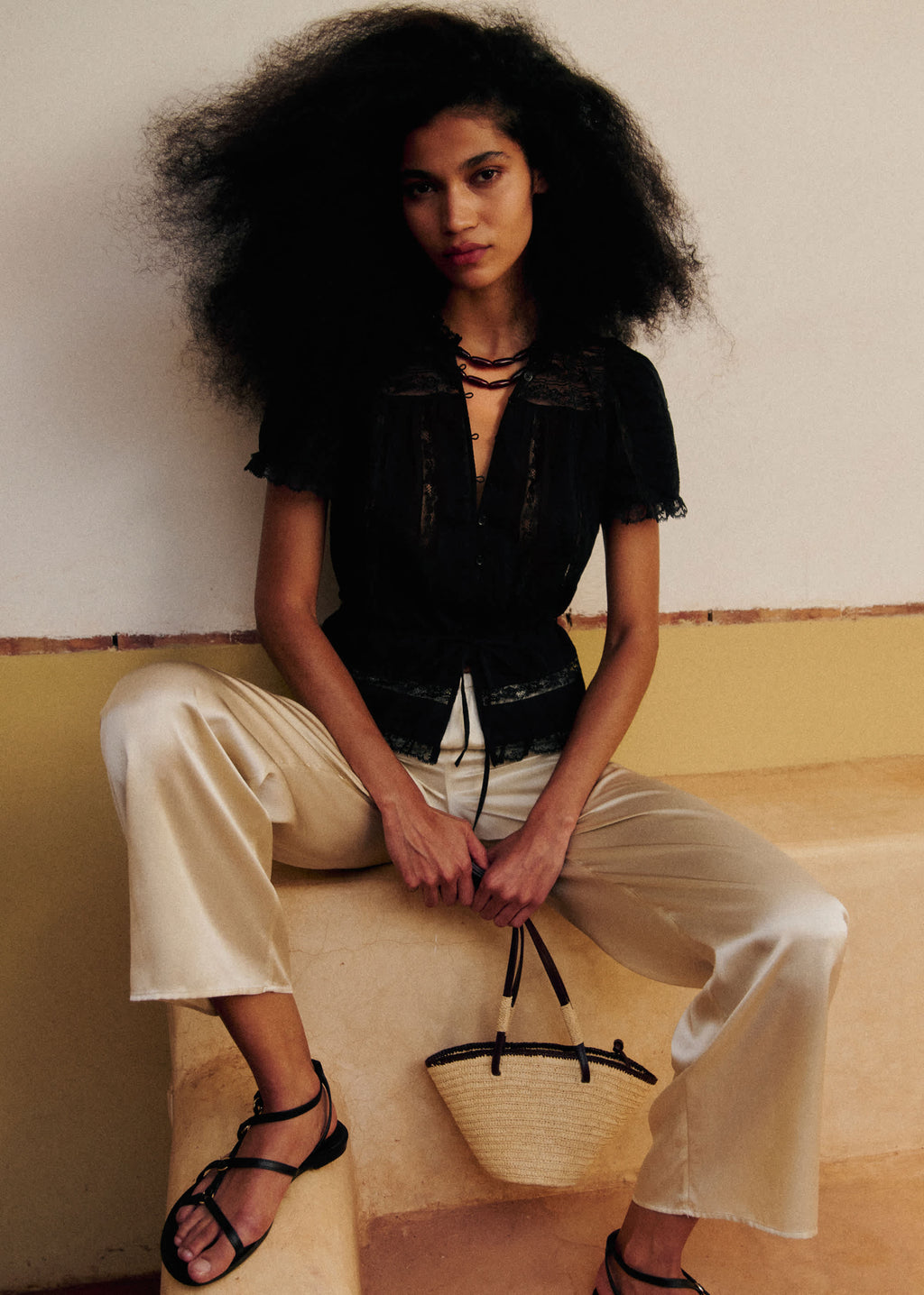 Chemise Shenali - Noir