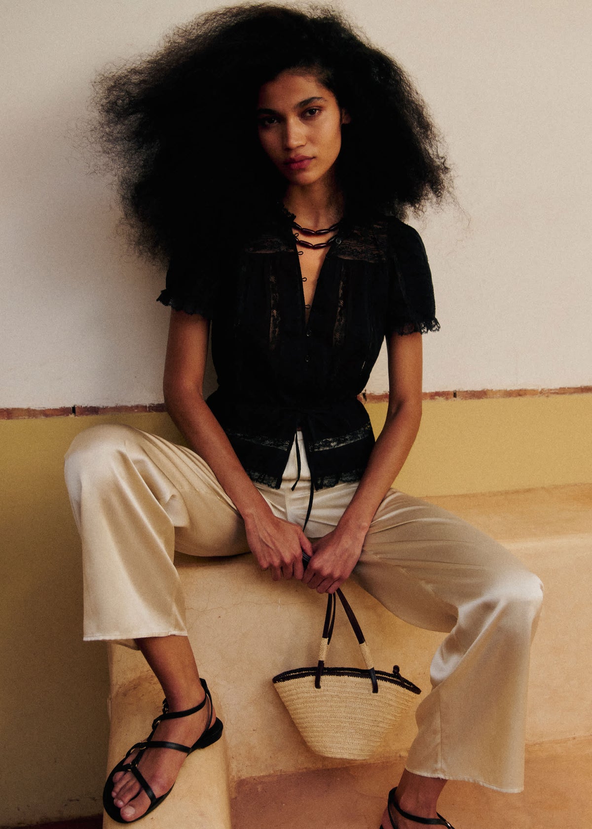 Chemise Shenali - Noir