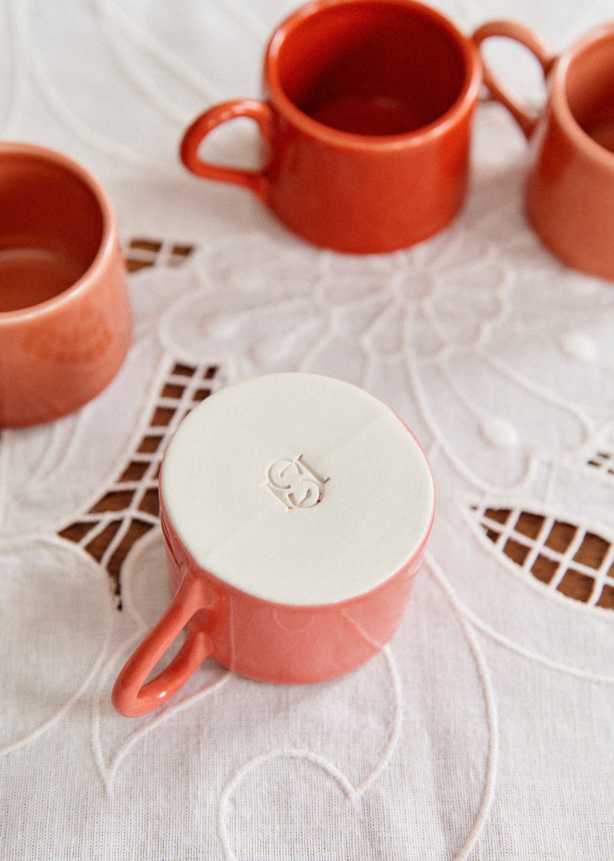 Coffret de 4 tasses expresso - Rose