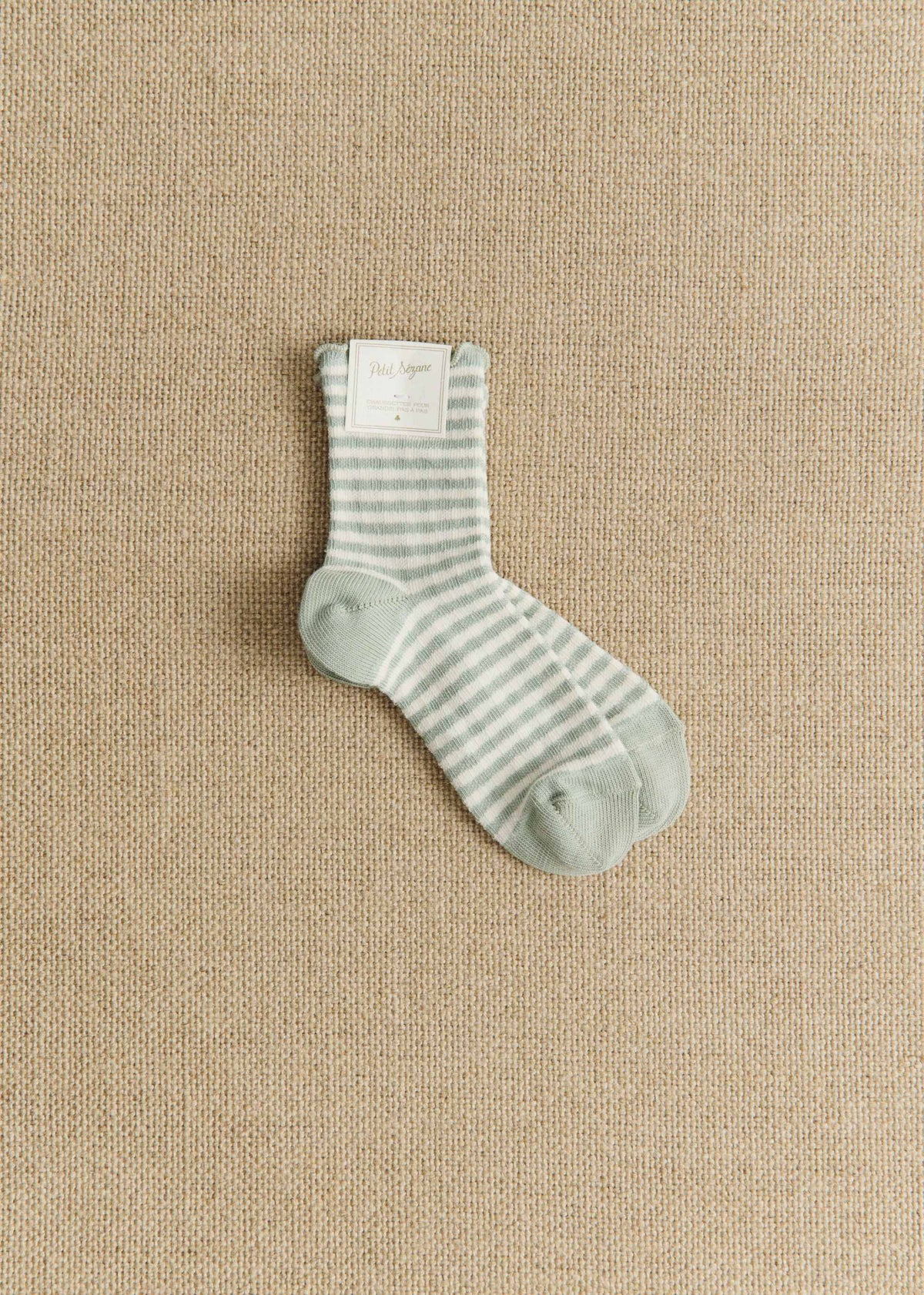 Chaussettes Vichy - Bleu Celadon