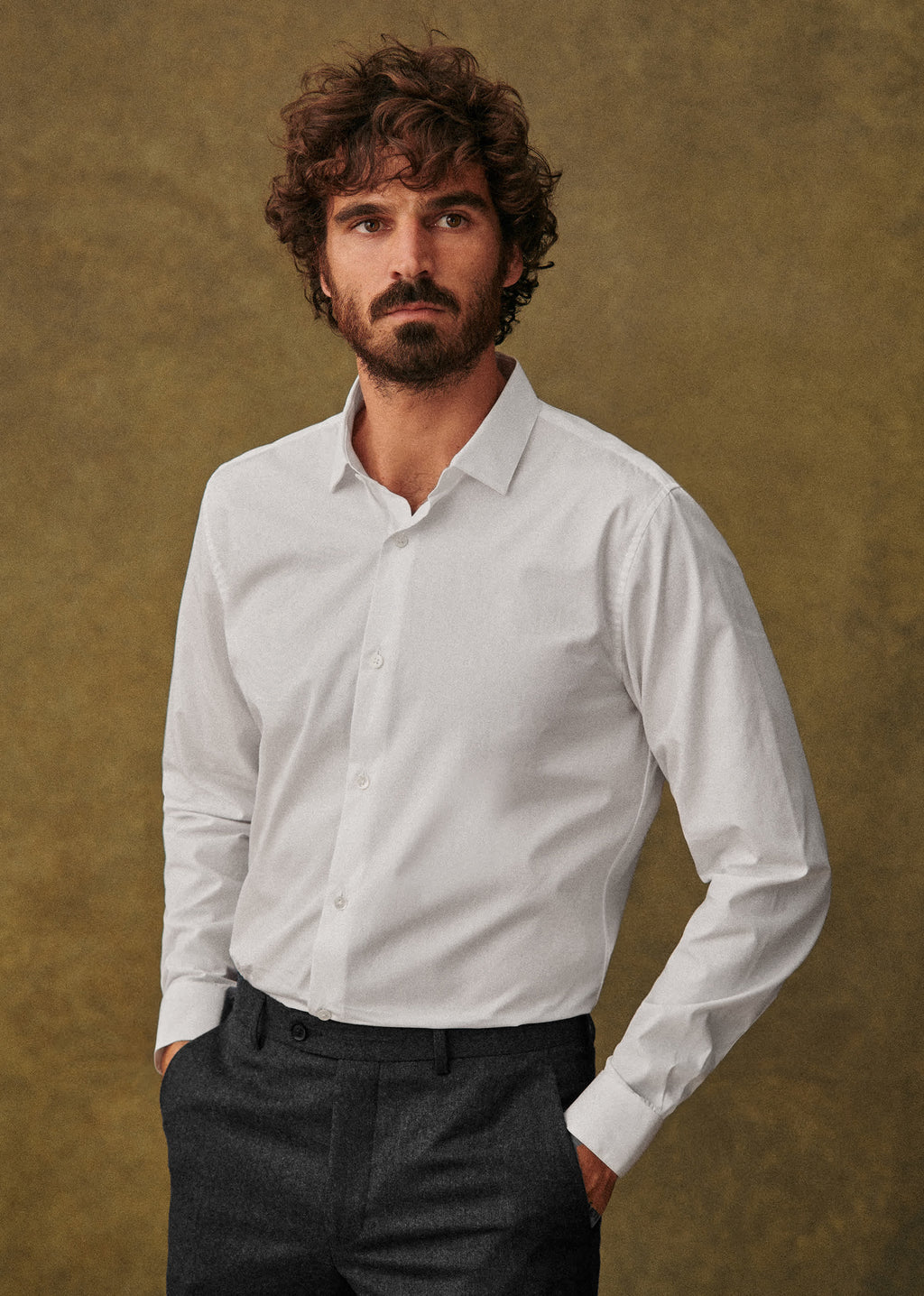 Chemise Allen Popeline - Blanc