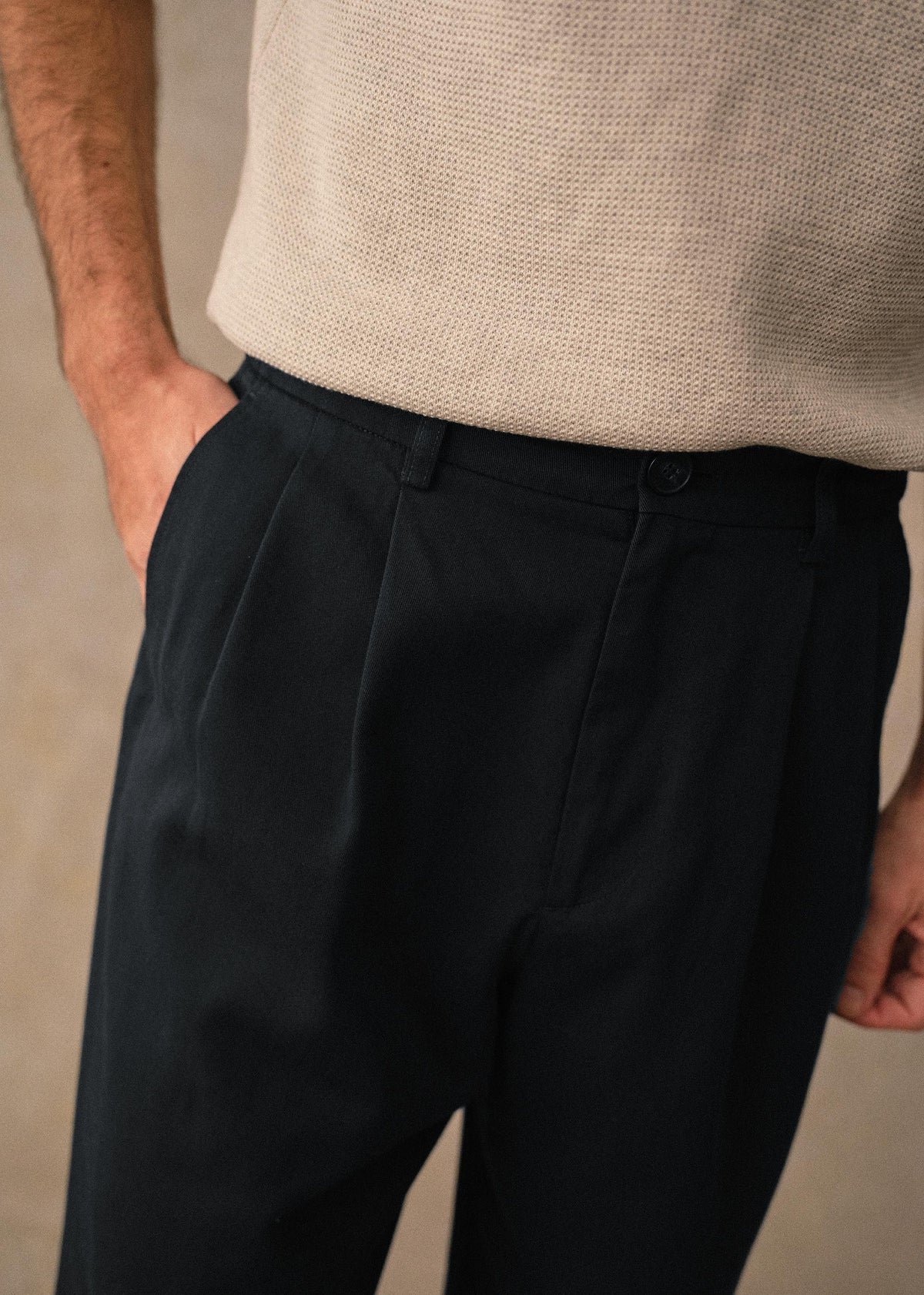 Pantalon Dusk Élastiqué - Bleu Foncé