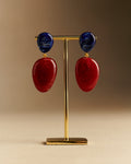 Boucles d'oreilles Carla - Bordeaux Multi