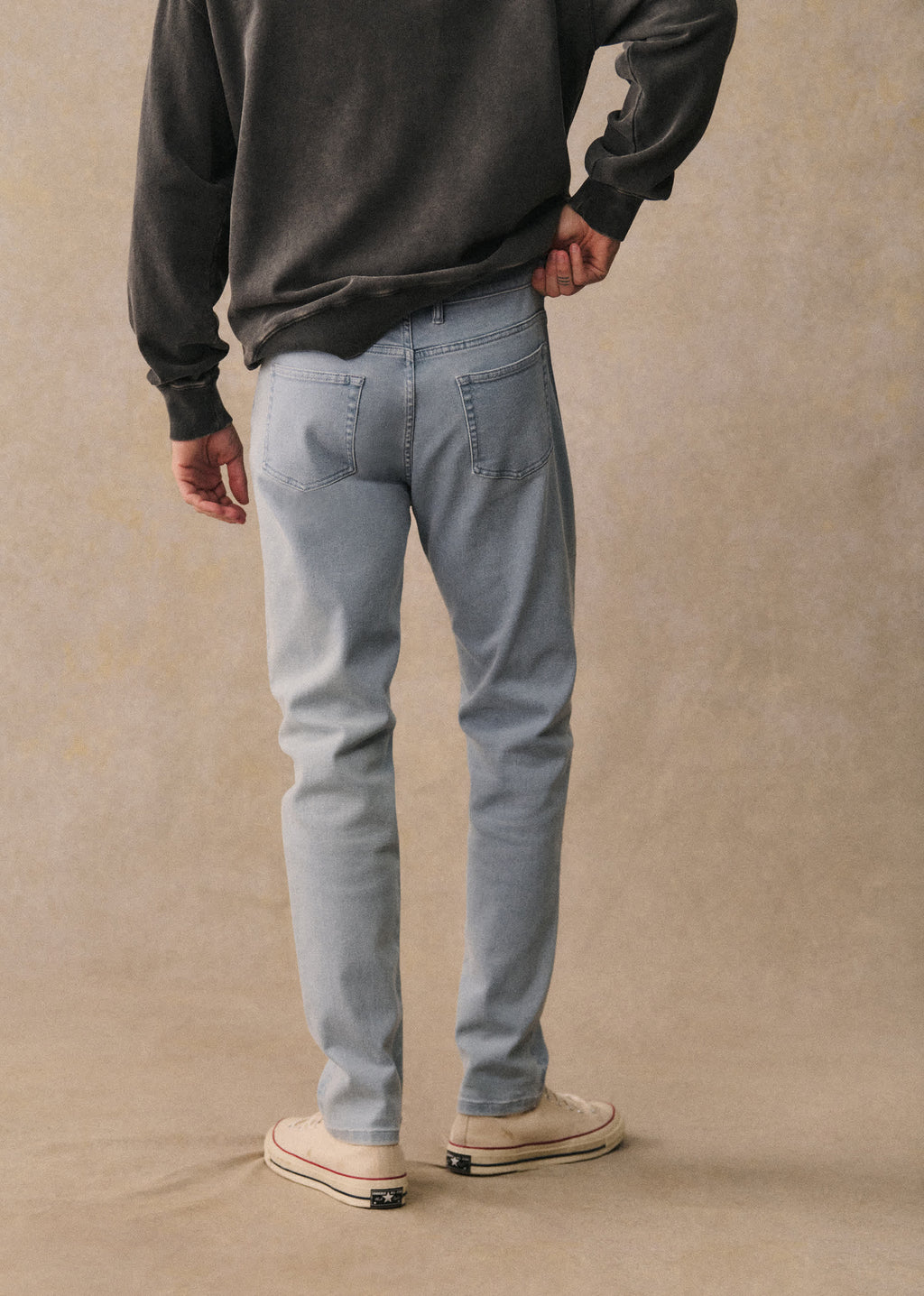 Jean Avi Slim - Bleu Denim Délavé