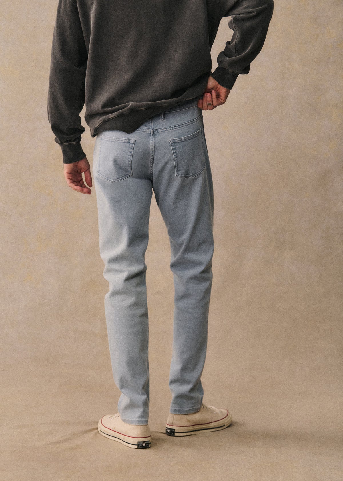 Jean Avi Slim - Bleu Denim Délavé