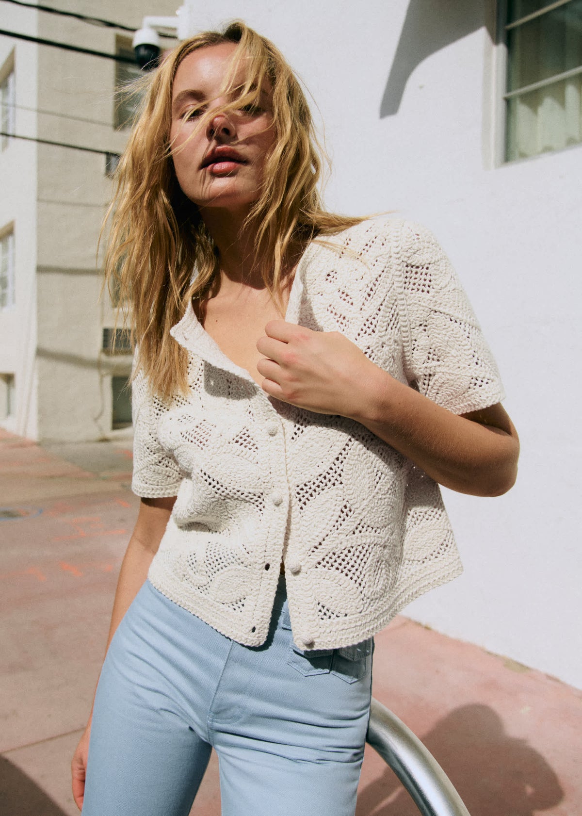 Chemise Norissa - Guipure Unie Ecru