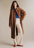 Manteau Clyde - Camel Daim