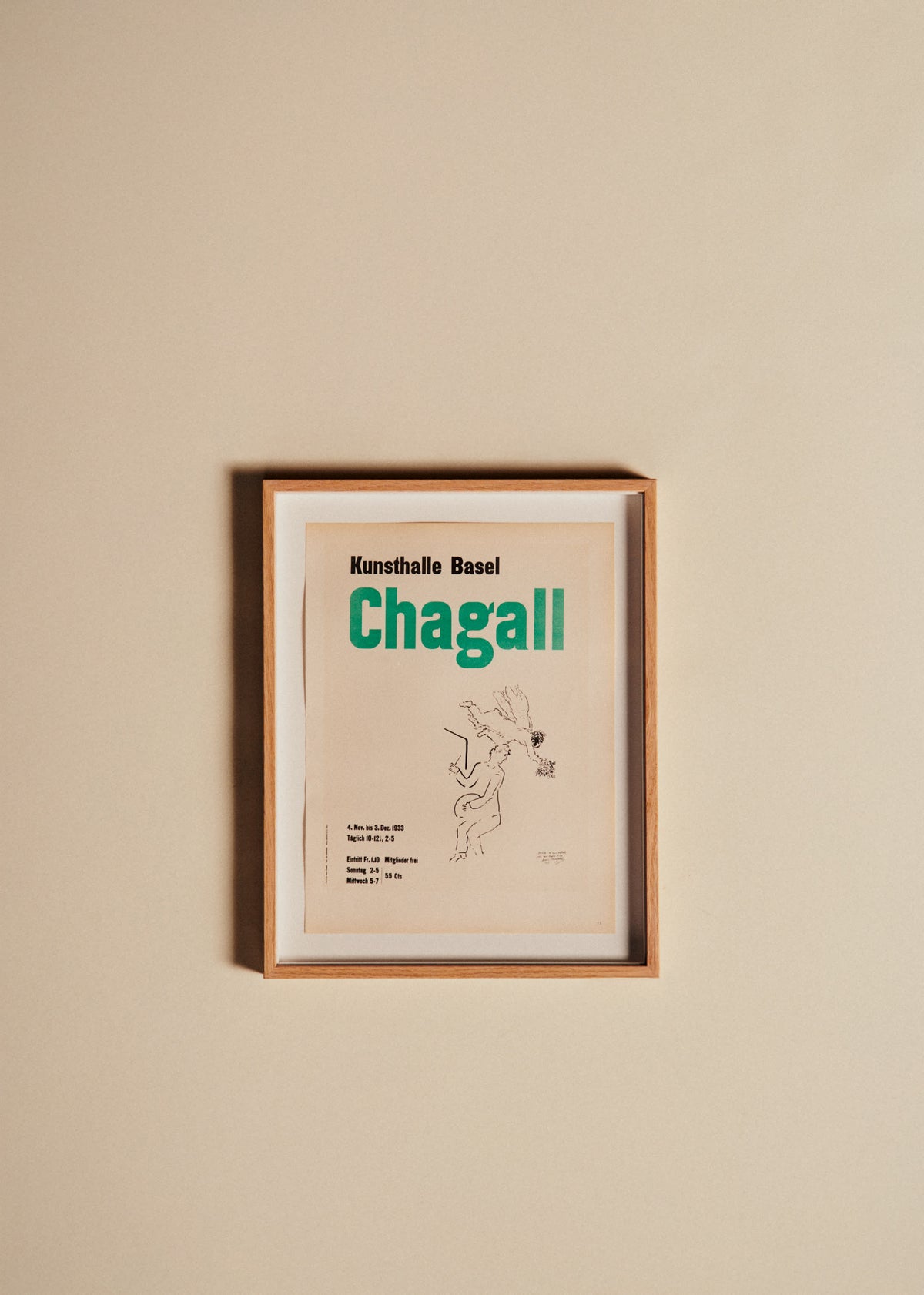 Affichette Mourlot de Chagall - N°6
