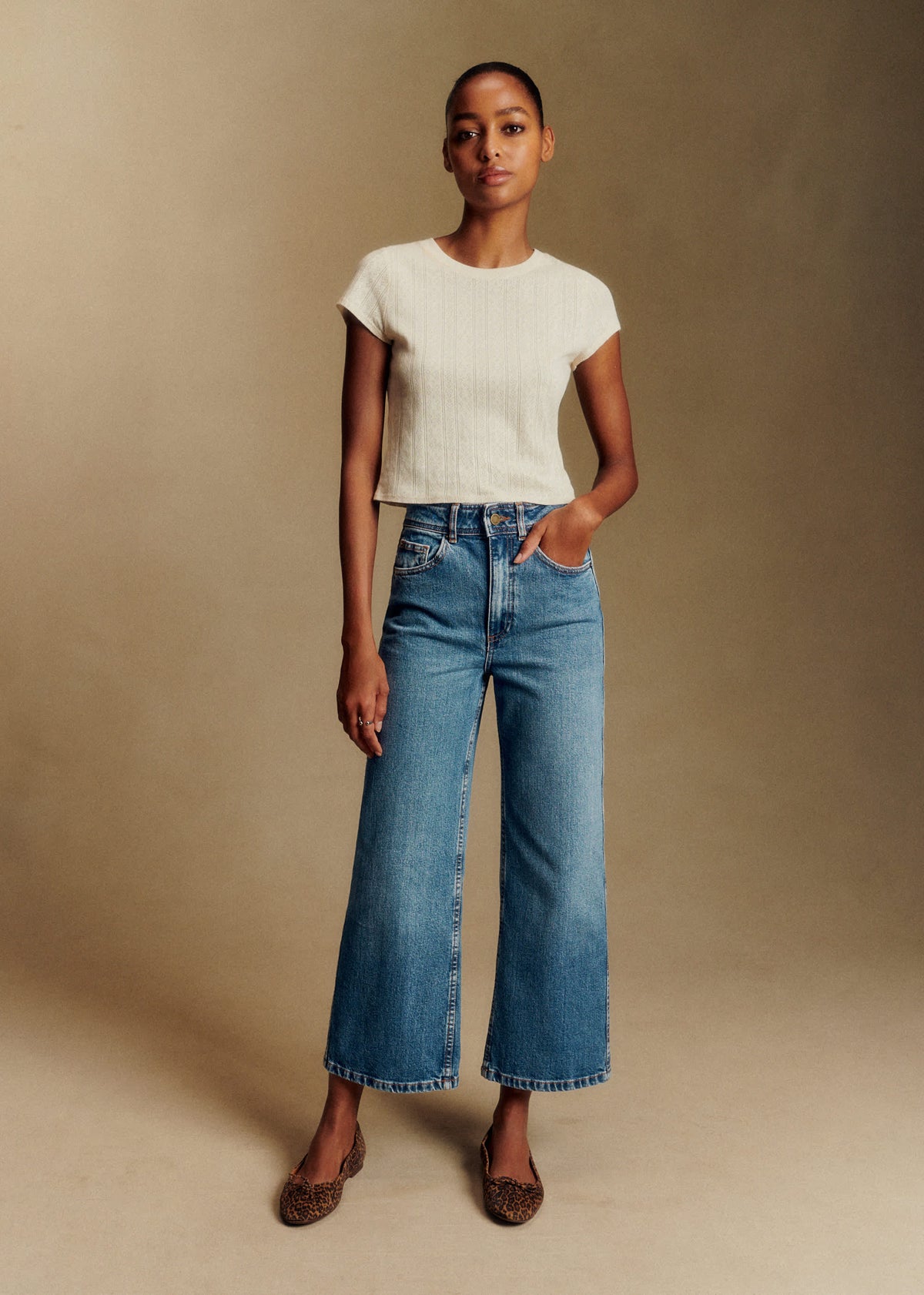 Le Crop - Bleu Denim
