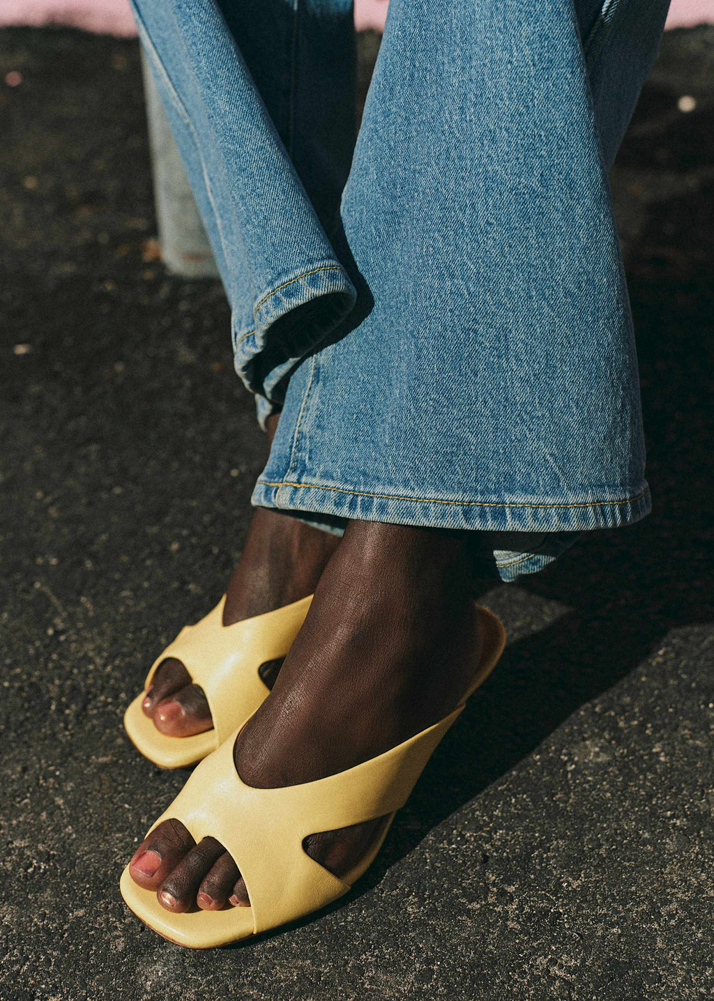 Mules Ingrid - Jaune Vintage