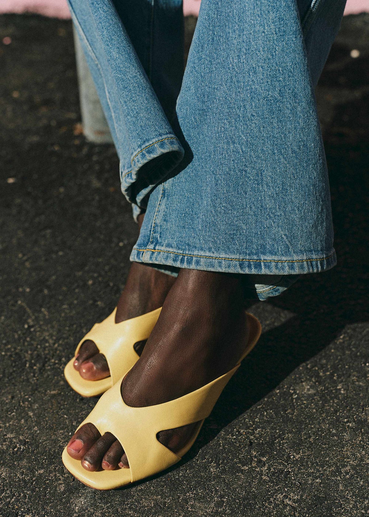 Mules Ingrid - Jaune Vintage
