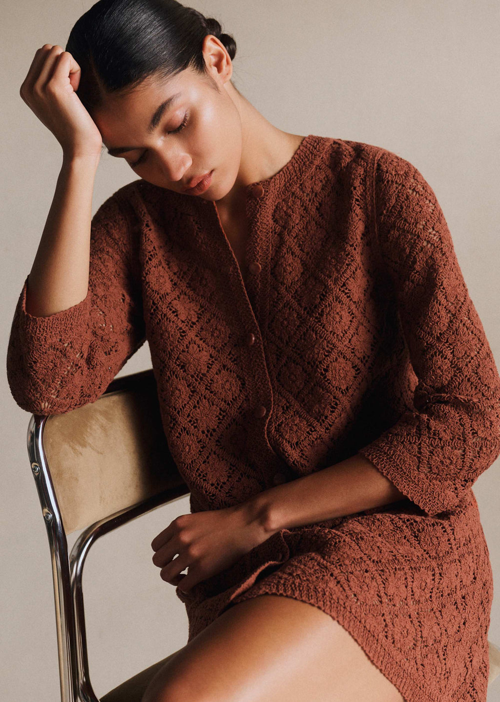 Robe ELISINA - Marron