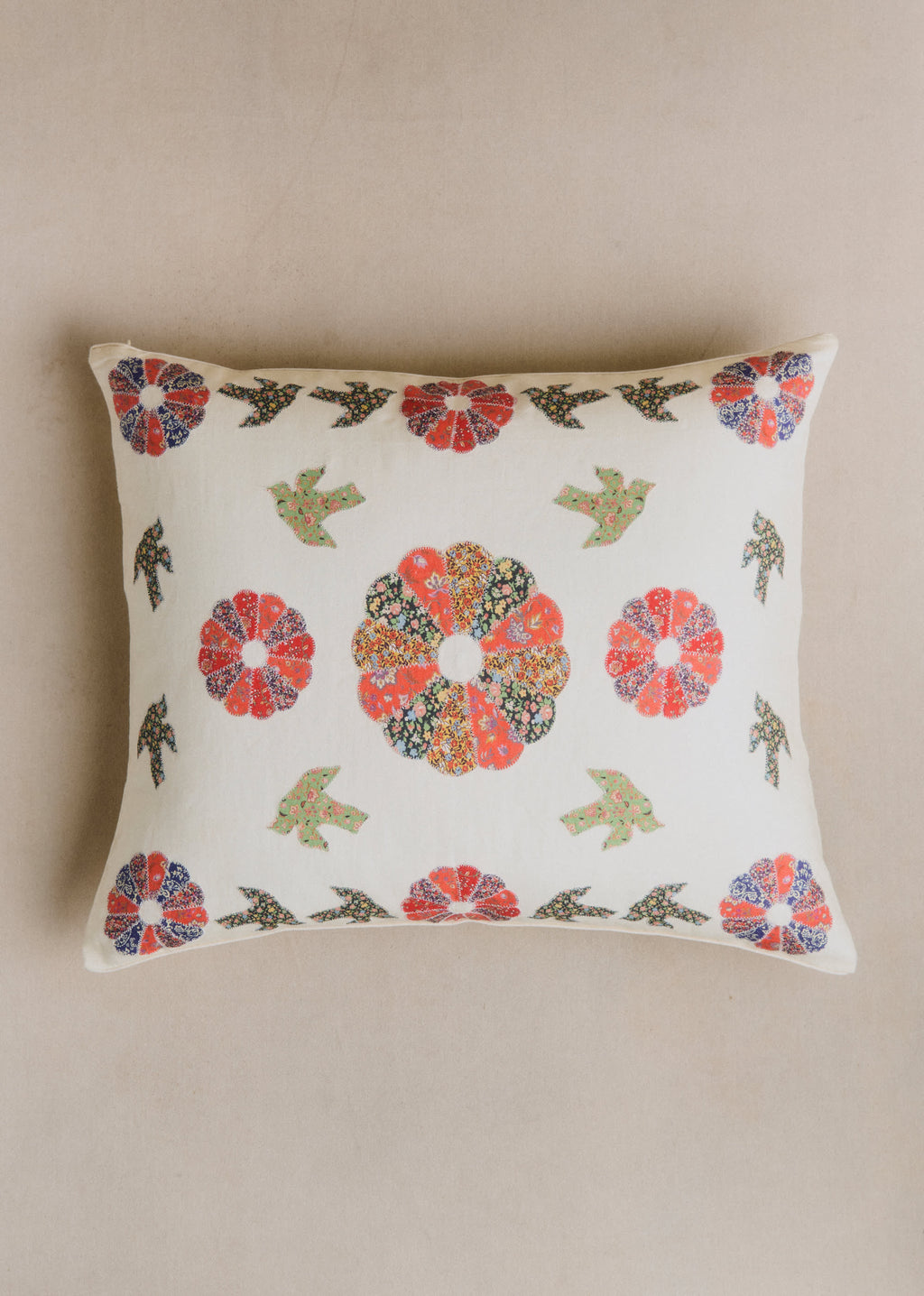 Coussin - Sézane x Sea New York - Patchwork Woodstock