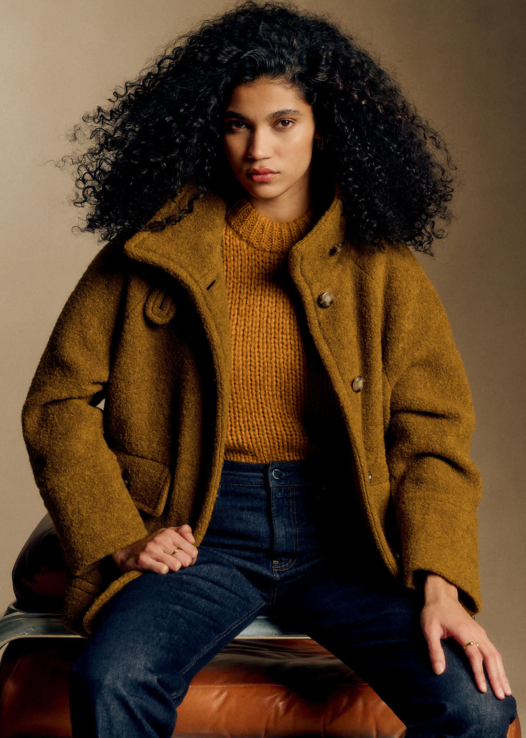 Manteau Léo - Vert Bronze
