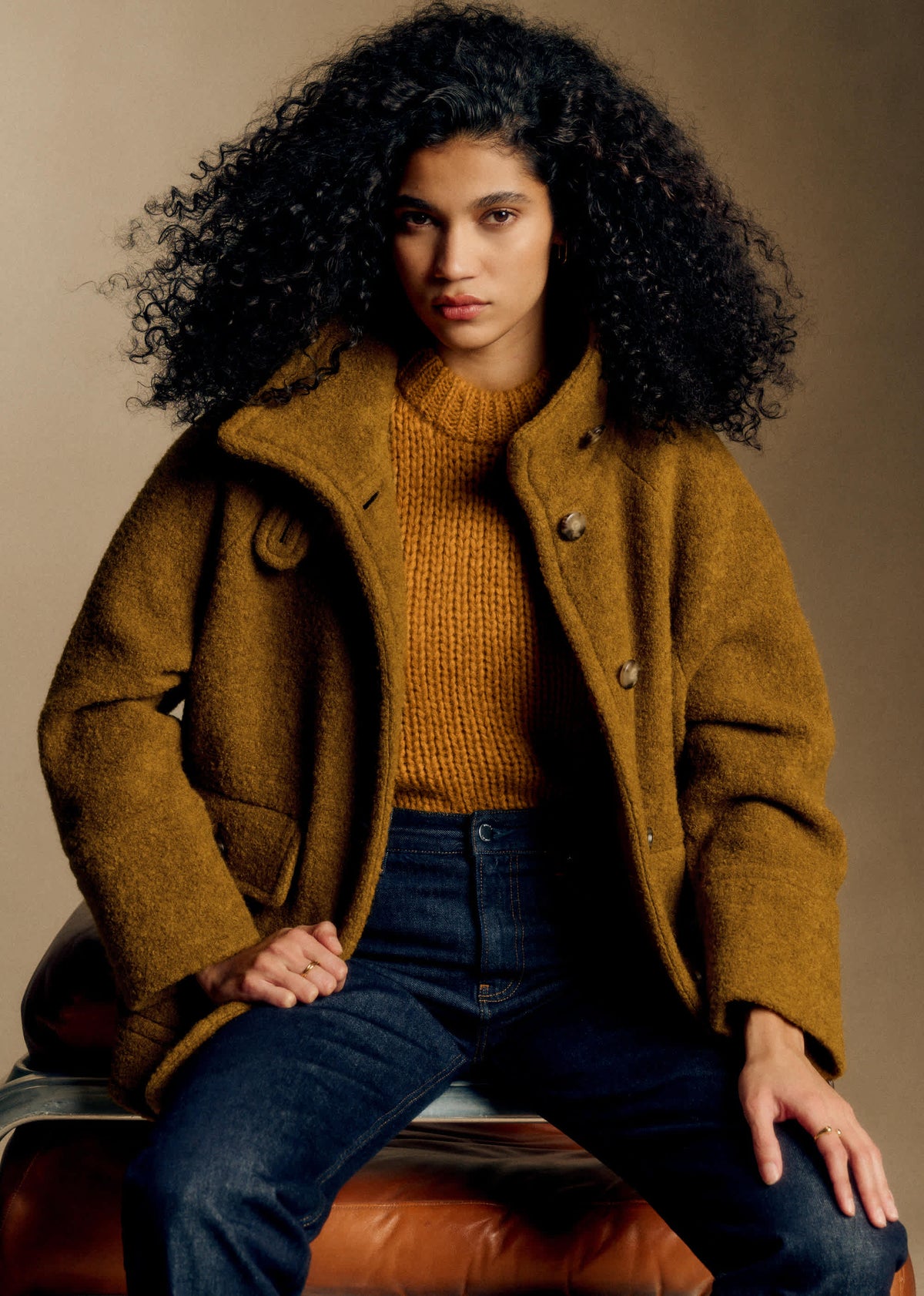 Manteau Léo - Vert Bronze