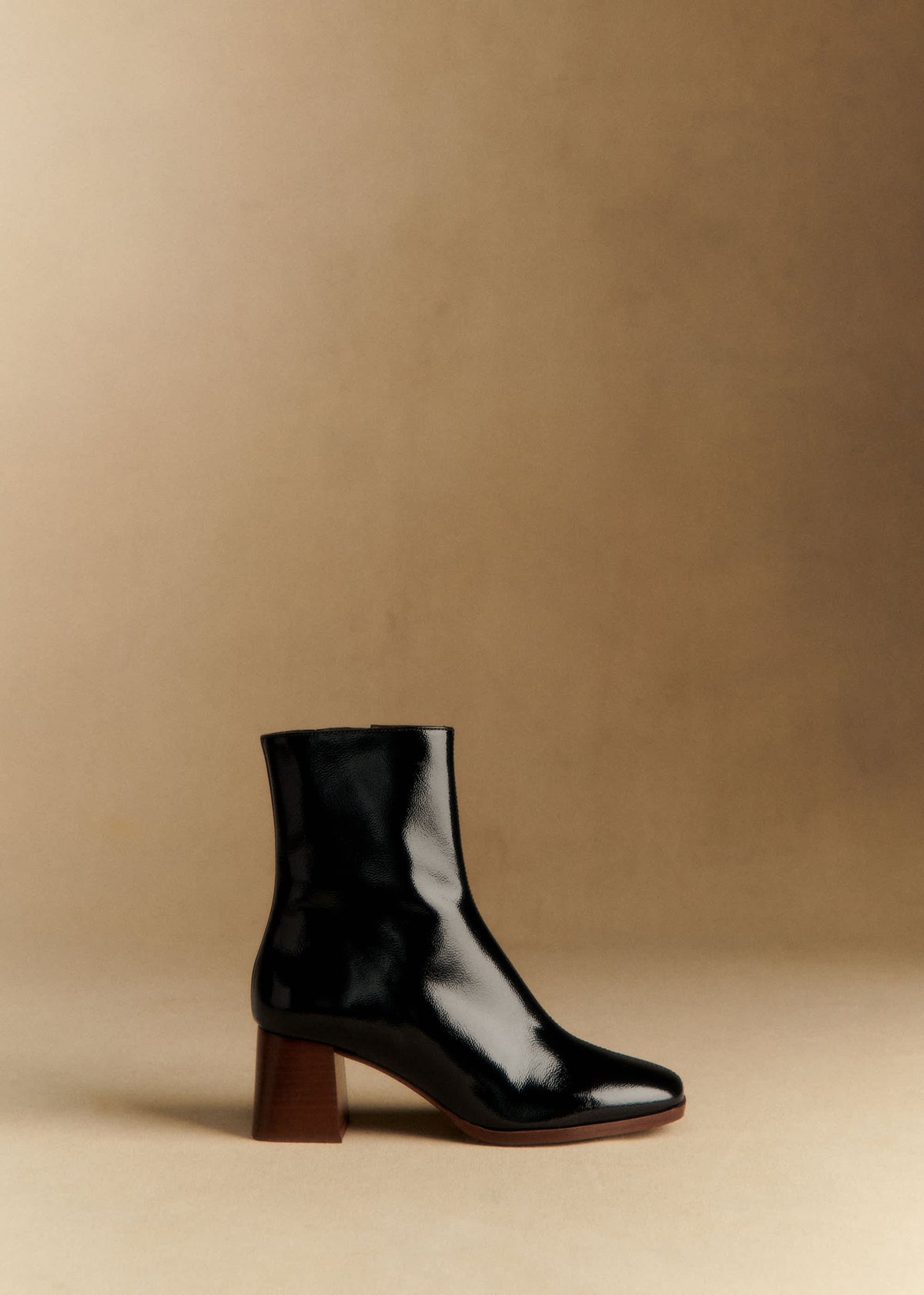 Bottines Axelle - Noir Vernis