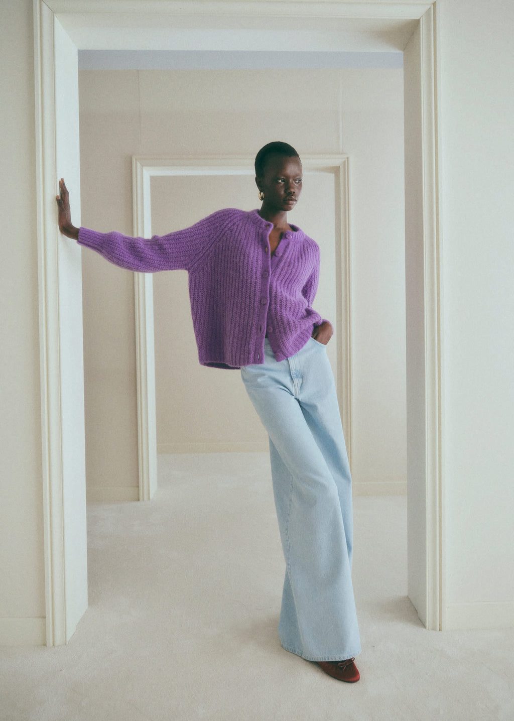 Gilet Emile - Amethyste