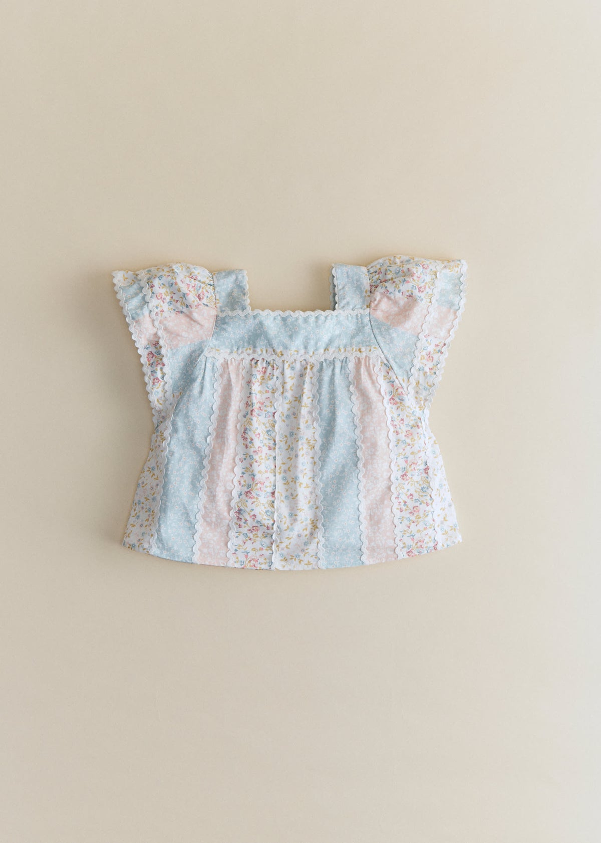 Blouse Eugenie - Patchwork Petites Fleurs