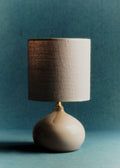 Lampe Banjo petit modèle - Écru - Abat-jour Dolce - Jute Écru