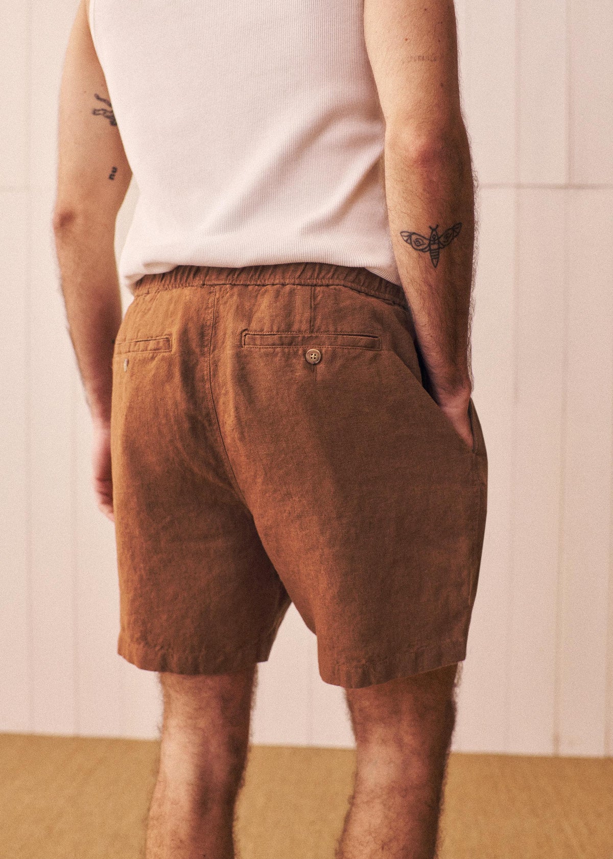 Short Priam Lin - Marron