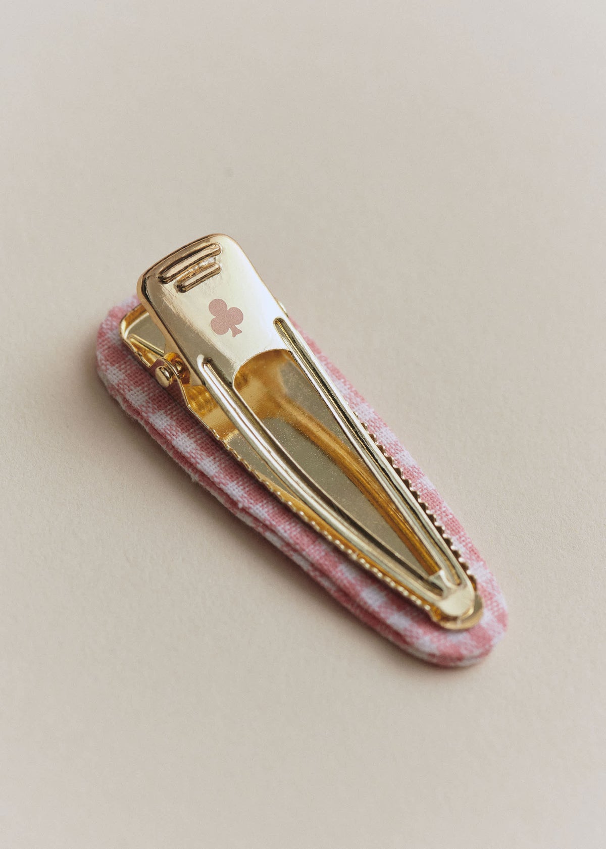 Lot de 2 barrettes - Vichy Rose