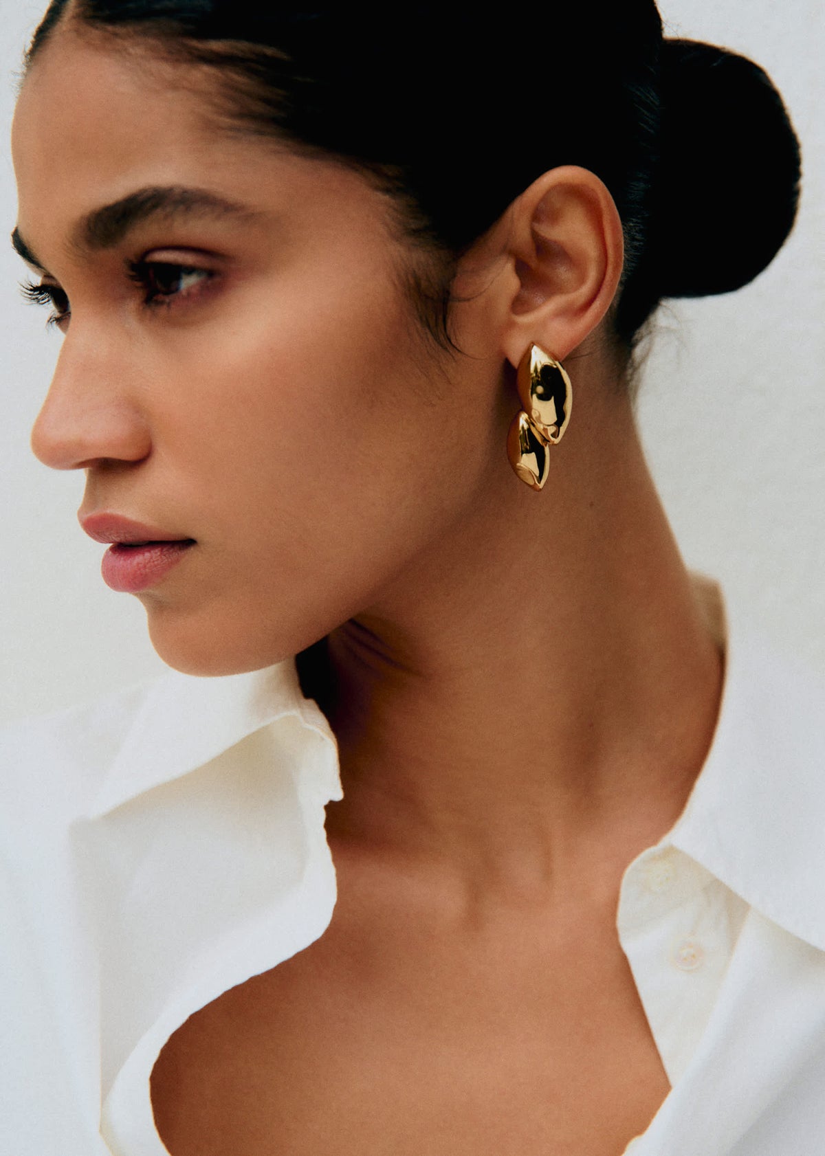 Boucles d'oreilles Raquel - Doré