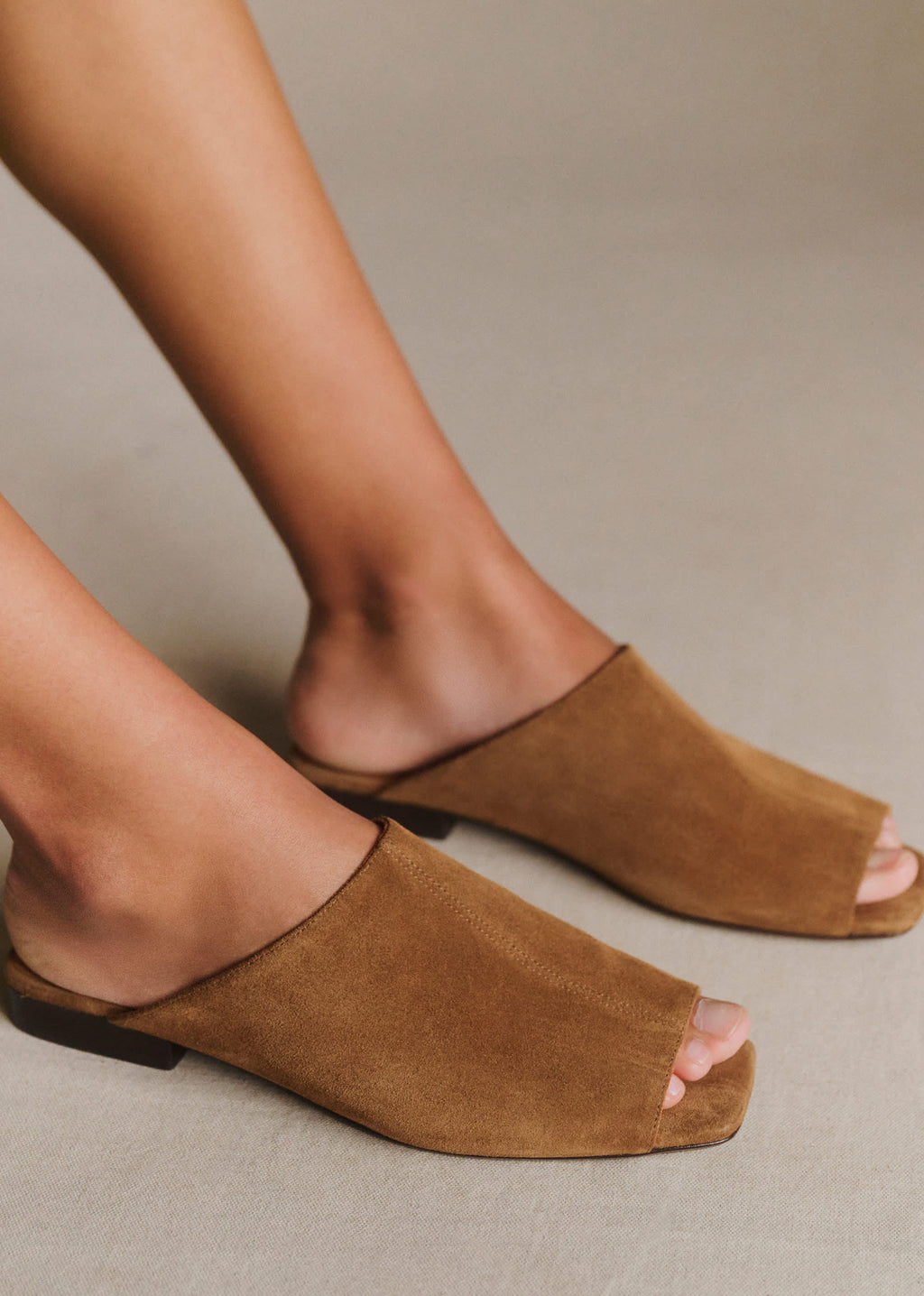 Mules Low Bruna - Taupe Kaki