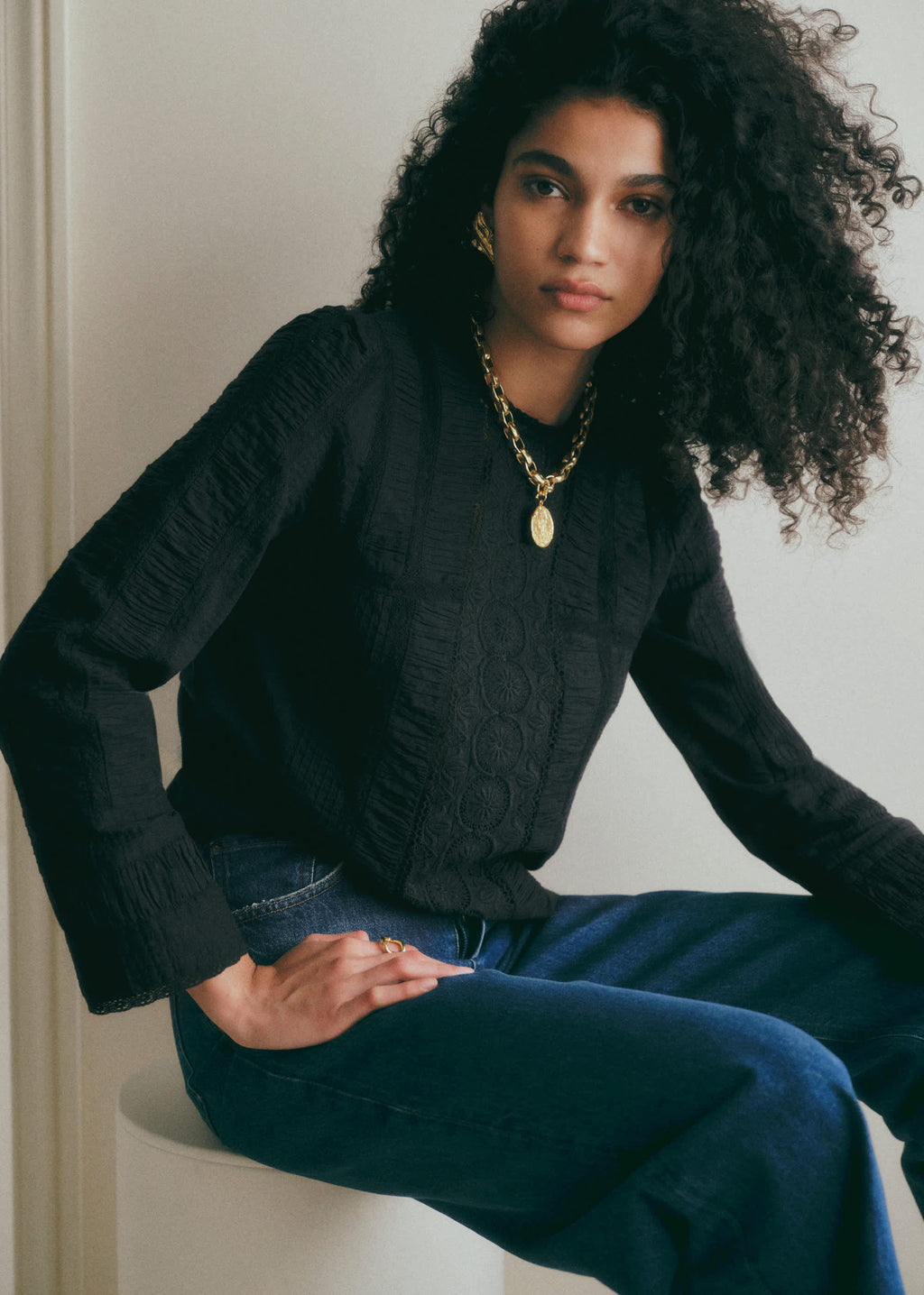 Chemise Bamba - Broderie Noir