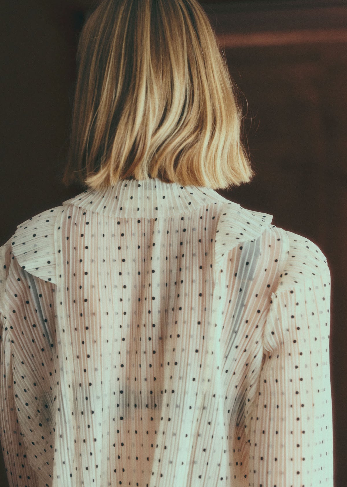 Blouse Jola - Ecru Pois Noir