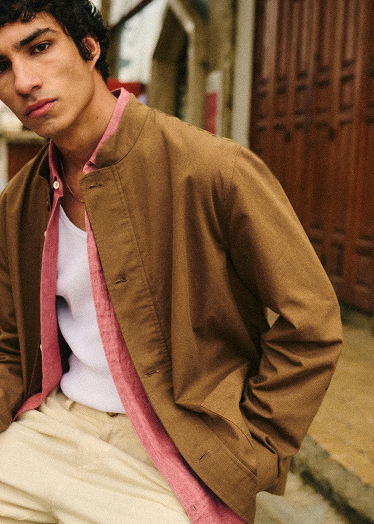 Veste Carmel - Brun
