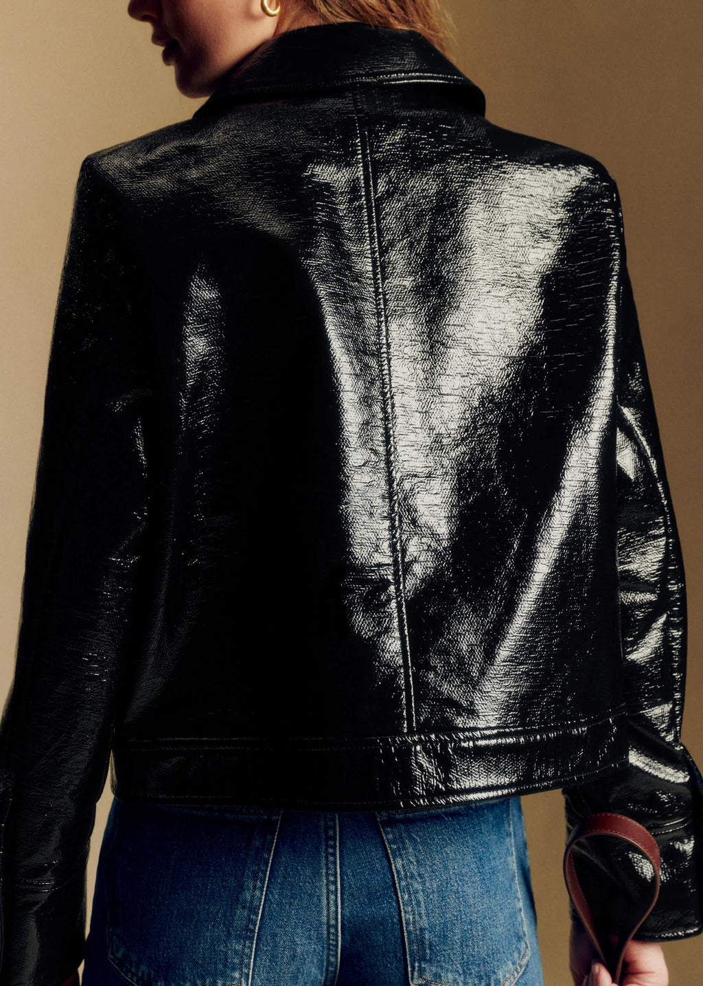 Veste Terry - Vinyle Noir